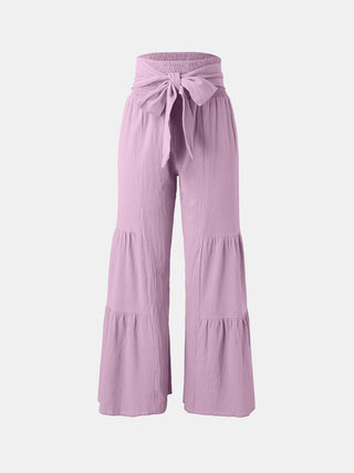 Playa Tied  Wide Leg Pants