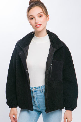 Sally Sherpa Puffer Jacket - 3 Colors