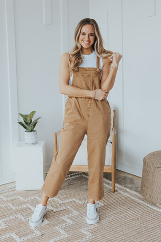 Zenana Knot Strap Overalls - 4 Colors