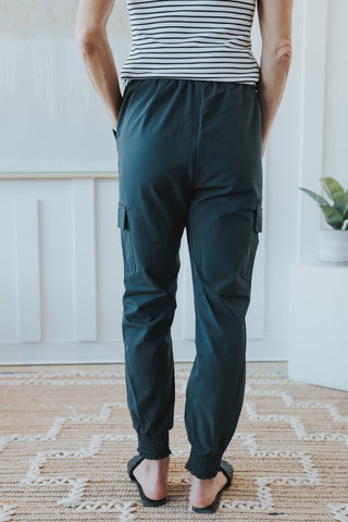 Drawstring Cargo Joggers