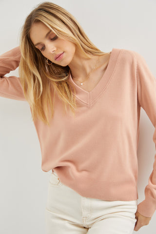 Be Cool V Neck Sweater - 3 Colors
