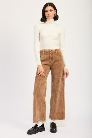 DISTRASSED CORDUROY PANTS