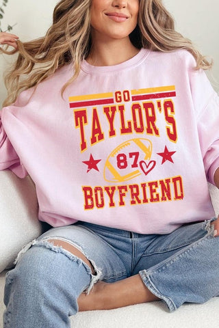 Go Taylor's Boyfriend Graphic Sweatshirt