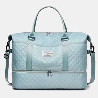 Diamond Grid Oxford Cloth Oversize Travel Bag - Ships 12/17