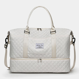 Diamond Grid Oxford Cloth Oversize Travel Bag - Ships 12/17