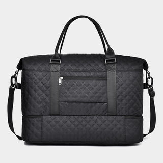 Diamond Grid Oxford Cloth Oversize Travel Bag - Ships 12/17