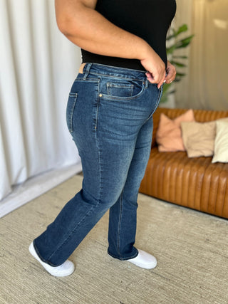 RFM Full Size High Rise Straight Tummy Control Jeans Judy Blue Dupe