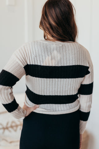 Keep It Stripe Knit Sweater - 2 Colors