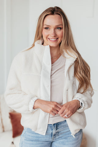 Sally Sherpa Puffer Jacket - 3 Colors