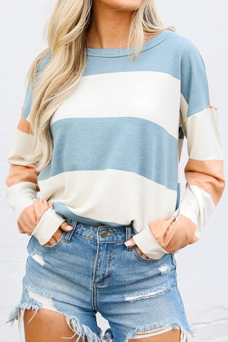 Edith Striped Top- Ships 9/20.