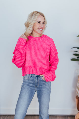 Erika Ribbed Oversized Sweater