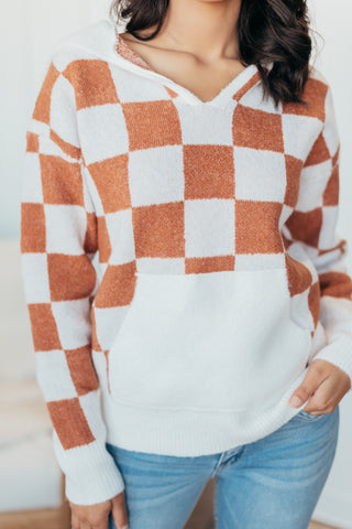 Charli Checkered Hoodie