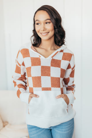 Charli Checkered Hoodie