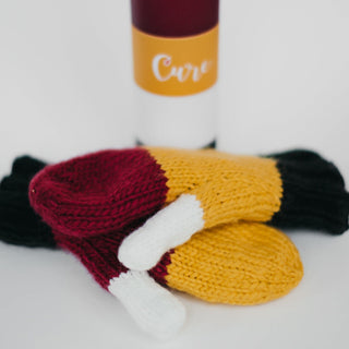 CURE Mittens (Maroon and Gold)- Wholesale - Pretty Simple