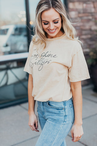 Oat Collective | Sunshine & Seltzers Mineral Graphic Tee