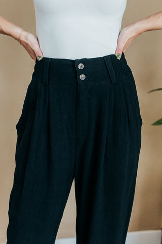 Take A Walk High Waisted Pants - 2 Colors