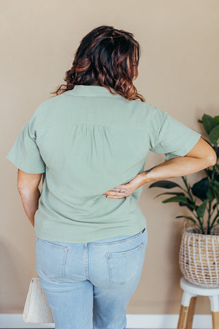 Going Steady Short Sleeve Blouse Top - 3 Colors